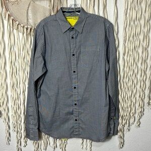 Descendant of Thieves Long Sleeve Button Down Dress Shirt M